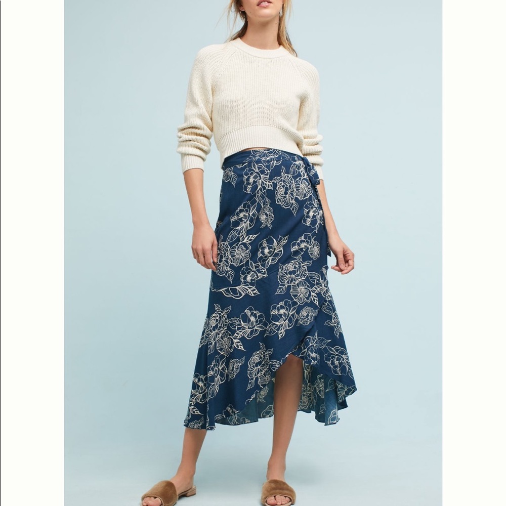Lea Wrap Skirt New Without Tag (Anthropologie)